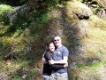 Couple posing at the landscape